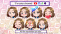 create express custom twitch emotes,sub badges