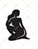 create professional minimalistic line art human illustration