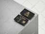 design a modern, minimalistic and professional business card