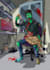 illustrate you as a zombie