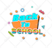 design 80s 90s typography pop style 3d logo