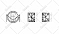 create line art symbol from your name