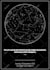 design a night sky map poster , constellation star map poster