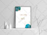 put your image or photo into a frame poster mockup