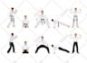 create yoga, fitness, exercise or any workout illustrations
