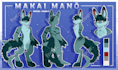 draw ref sheet of fursona, anime or vtuber nsfw o sfw