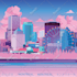 draw vector city skylines and travel poster for souvenirs and print