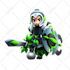 create optimized low poly rigged 3d characters for games