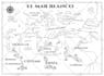 draw a detailed hand drawn fantasy map for your dnd or rpg world