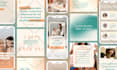do canva instagram branding kit, canva templates and full brand identity