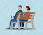 create people or character flat illustration for your websites , apps, etc