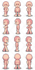 create anime pixel art sprite for your game