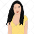 create faceless minimalist vector portraits
