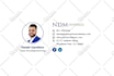 design a clickable HTML email signature for gmail and outlook, mobile friendly