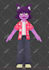 making your character in a 3d low poly model