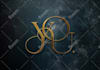 create chic monogram logo for beauty studio