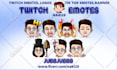 create custom kick, twitch, discord emotes and sub badges