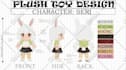 do custom handmade plush toy character design from 2d photo