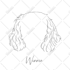 draw your pets ear outline