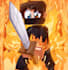 draw a cartoon minecraft profile picture