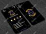 make iphone style business card