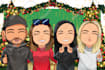 draw cute chibi for groups family or friend