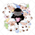 draw cute custom doodles for you, illustration