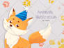 create cute animal character, cartoon mascot