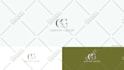 create a beautiful unique monogram logo