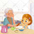 draw children story book illustration