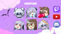 create custom anime chibi for twitch discord emotes and sub badges