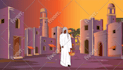 draw islamic designs and muslim kids book illustrations