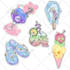 design cute kawaii stickers for planner, brand or etsy shop
