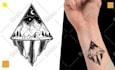 make a stunning modern and minimalist tattoo design