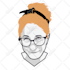 design minimalist flat line vector avatar for you