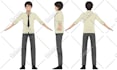 create 3d model characters for video games or animations
