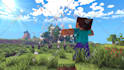 create cinematic minecraft wallpaper art and 3d renders