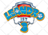 put your text or name on paw patrol logo