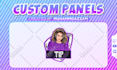 create cute twitch panels