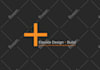 create flat minimal logo with brand guide or brand identity