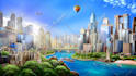 create environment illustration or concept art