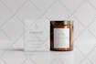 do editable candle label design template