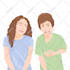 do lineart cartoon vector portrait