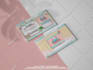 assist you in make a cute thank you business card