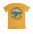 do monoline vintage illustration, badge logo, t shirt design