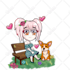 draw a cute cartoon chibi illustration