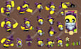 create custom characters for castle crashers painter boss paradise
