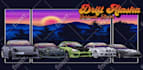 draw professional car vector illustration for t shirt