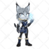 sonic the hedgehog style in fullbody