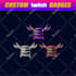 make amazing custom twitch, kick sub badges and emotes
